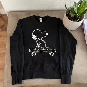 Uniqlo Kaws x Peanuts | Mens XS | Snoopy Skateboard Sweatshirt